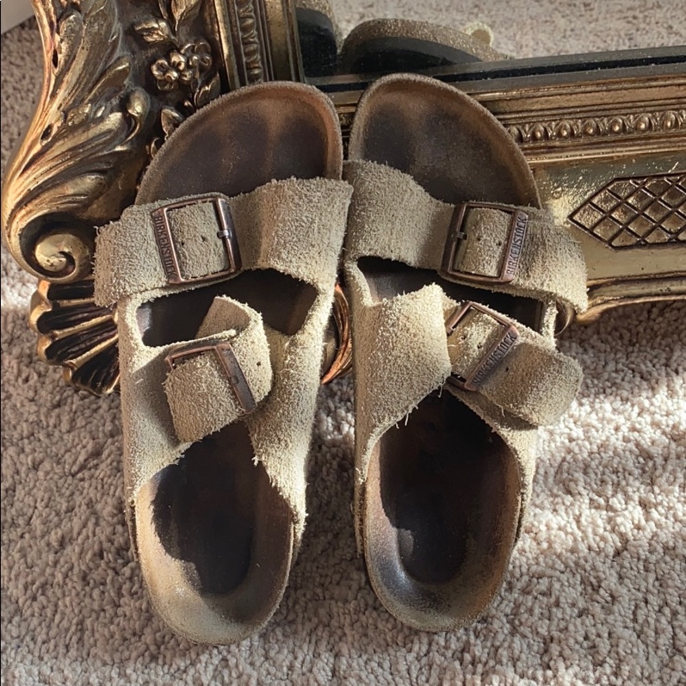 Suede Birkenstocks